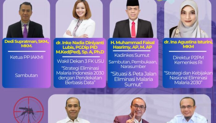 Direktur P2PM Kemenkes akan Paparkan Strategi Eliminasi Malaria